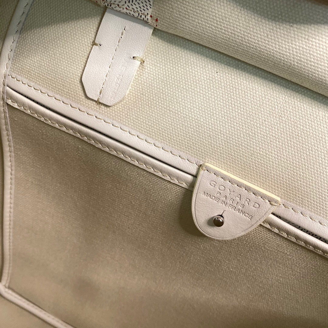 Goyard Artois MM – Blanco / Gris claro