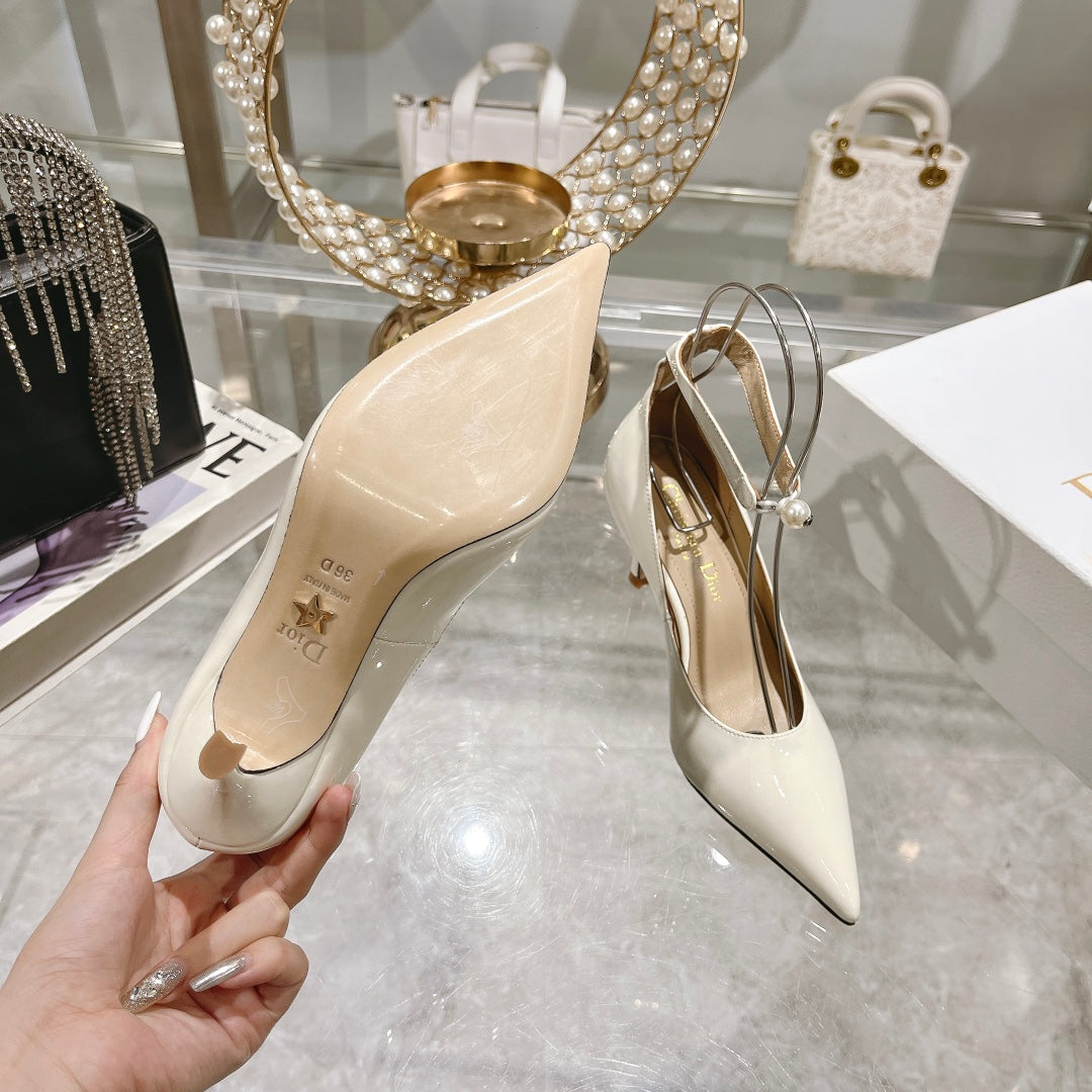 Dior Pearl Ankle-Strap Pump