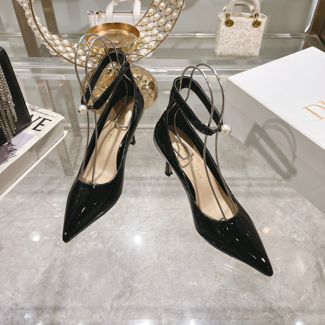 Dior Pearl Ankle-Strap Pump