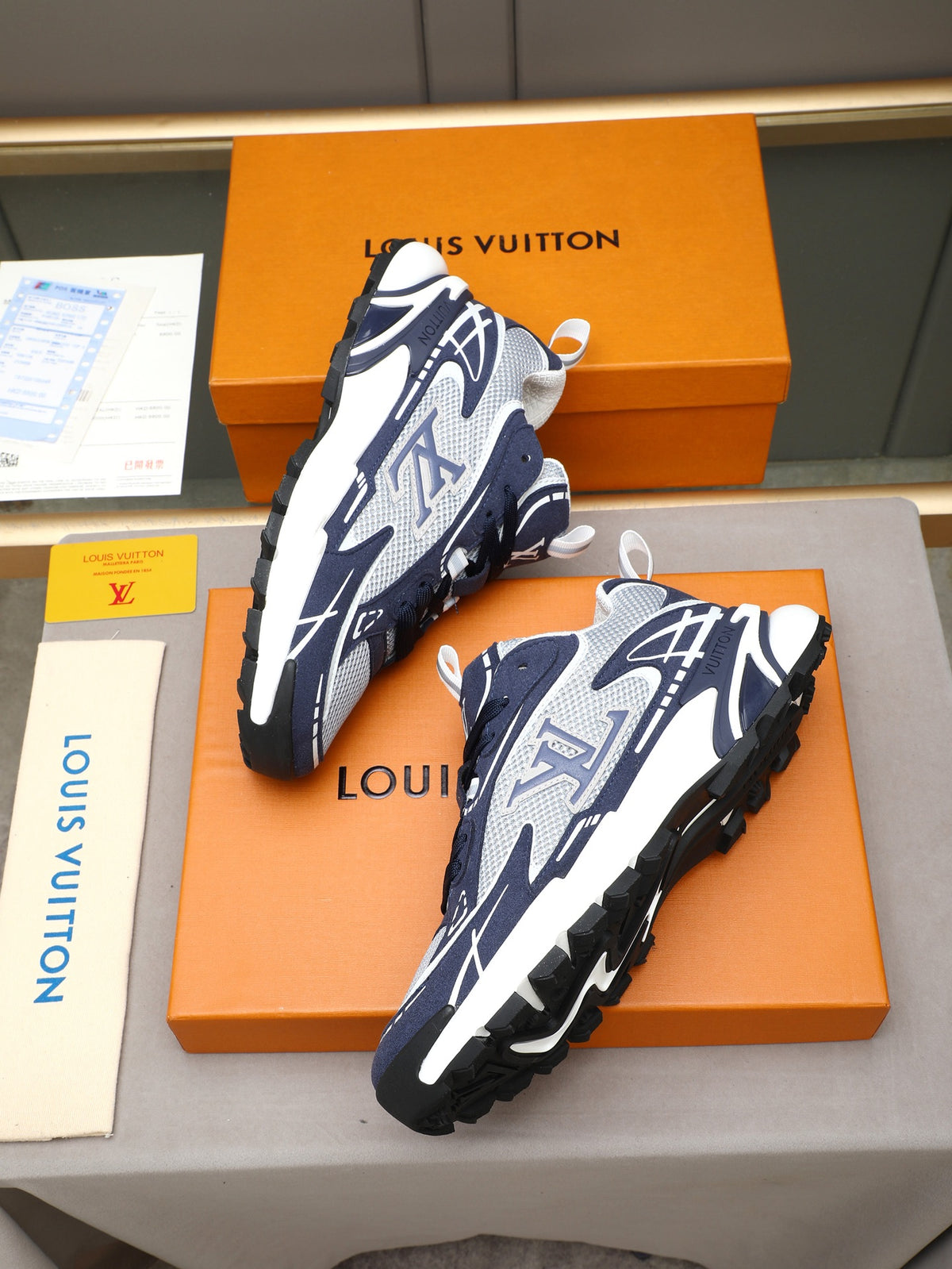 LV Runner Tatic Sneaker (Blue)