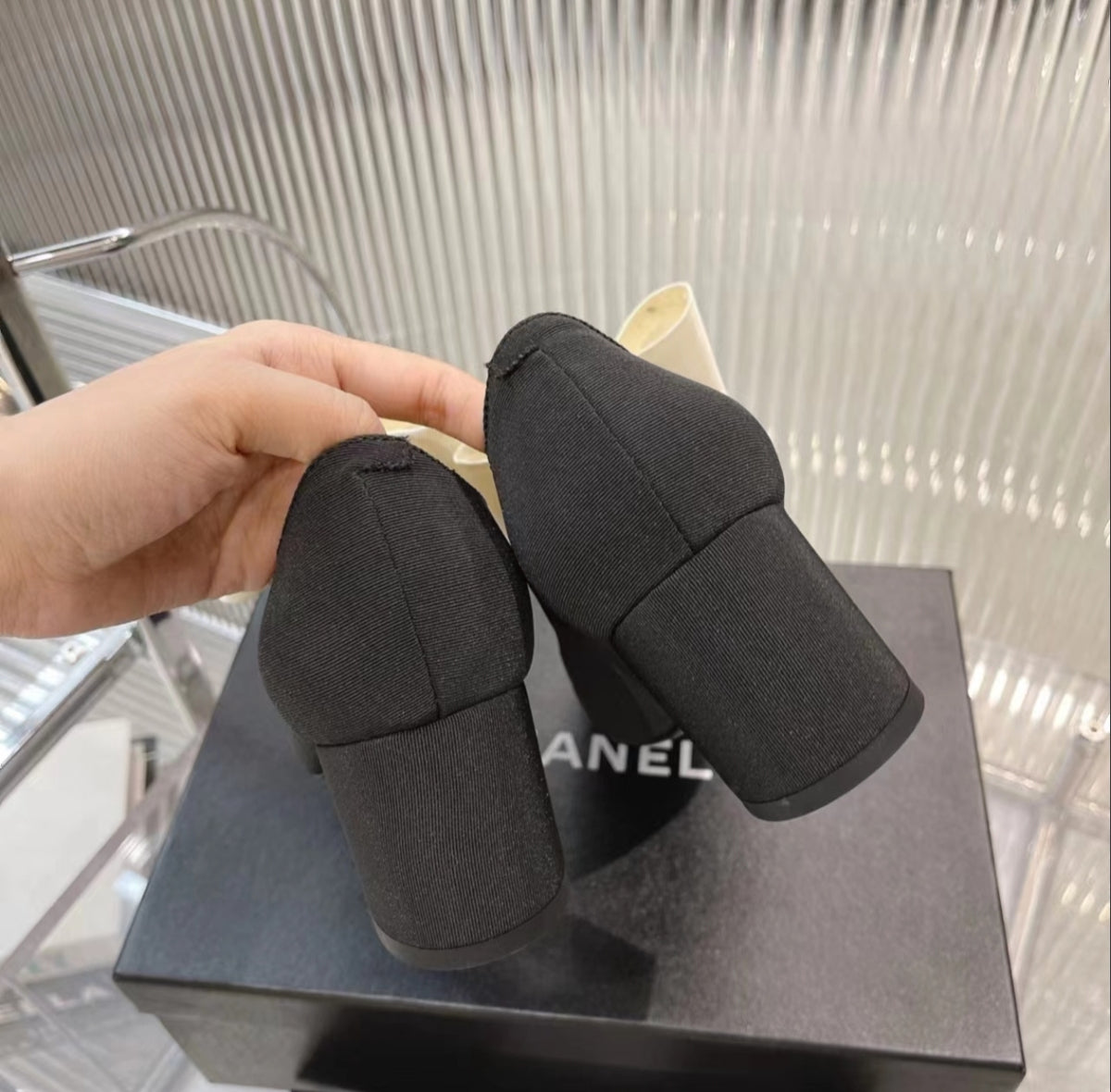 CHANEL Bow Mary Jane Flats