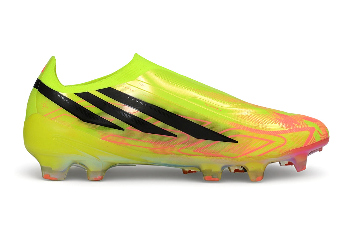 Adidas F50+ Laceless FG – Lucid Lemon/Core Black/Solar Red