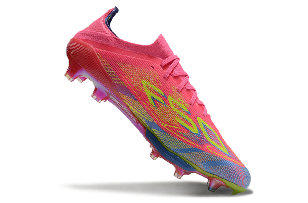 adidas F50 Elite FG — Lucid Pink / Lucid Lemon / Blue Fusion