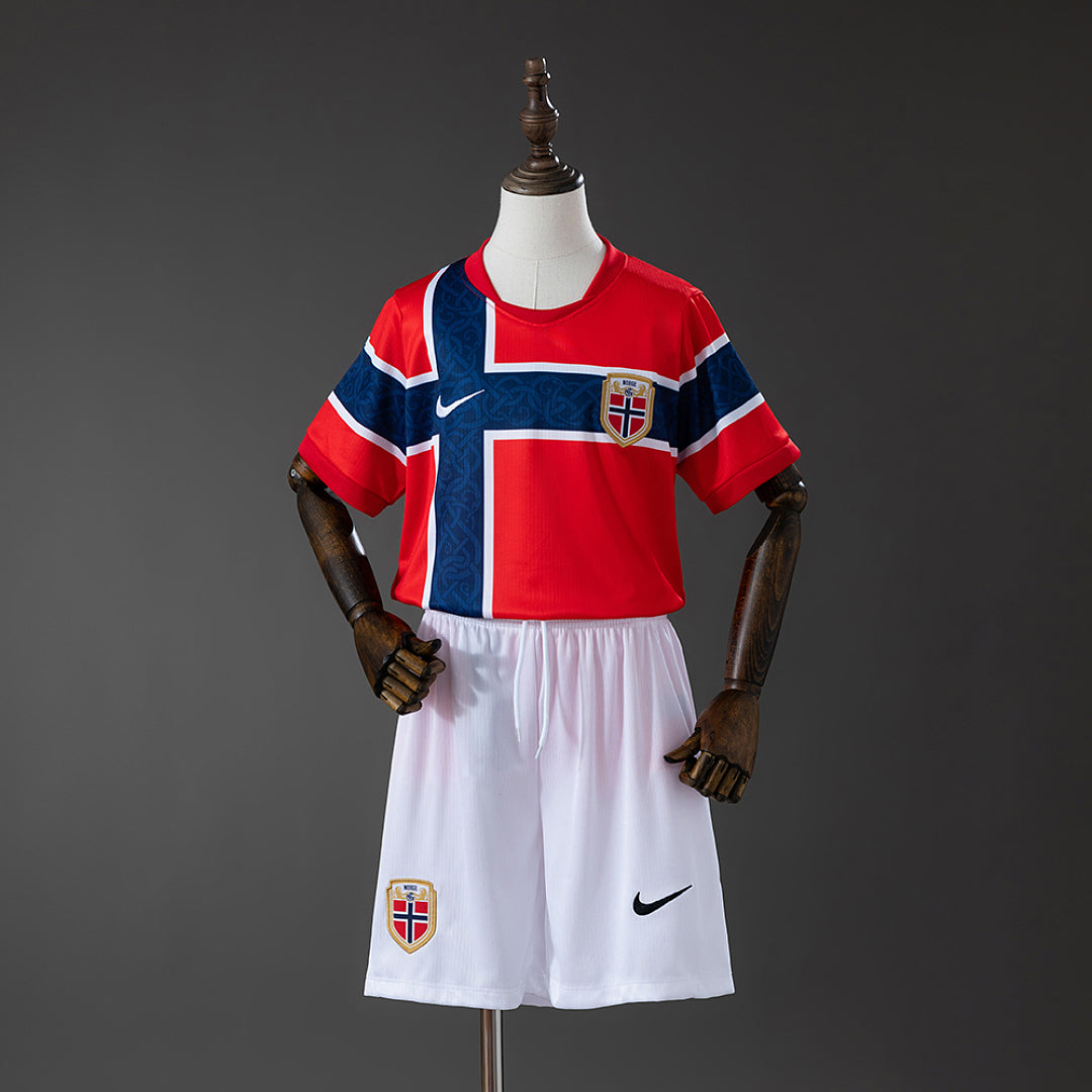 Noruega Home Jersey 2026 - Kit Infantil