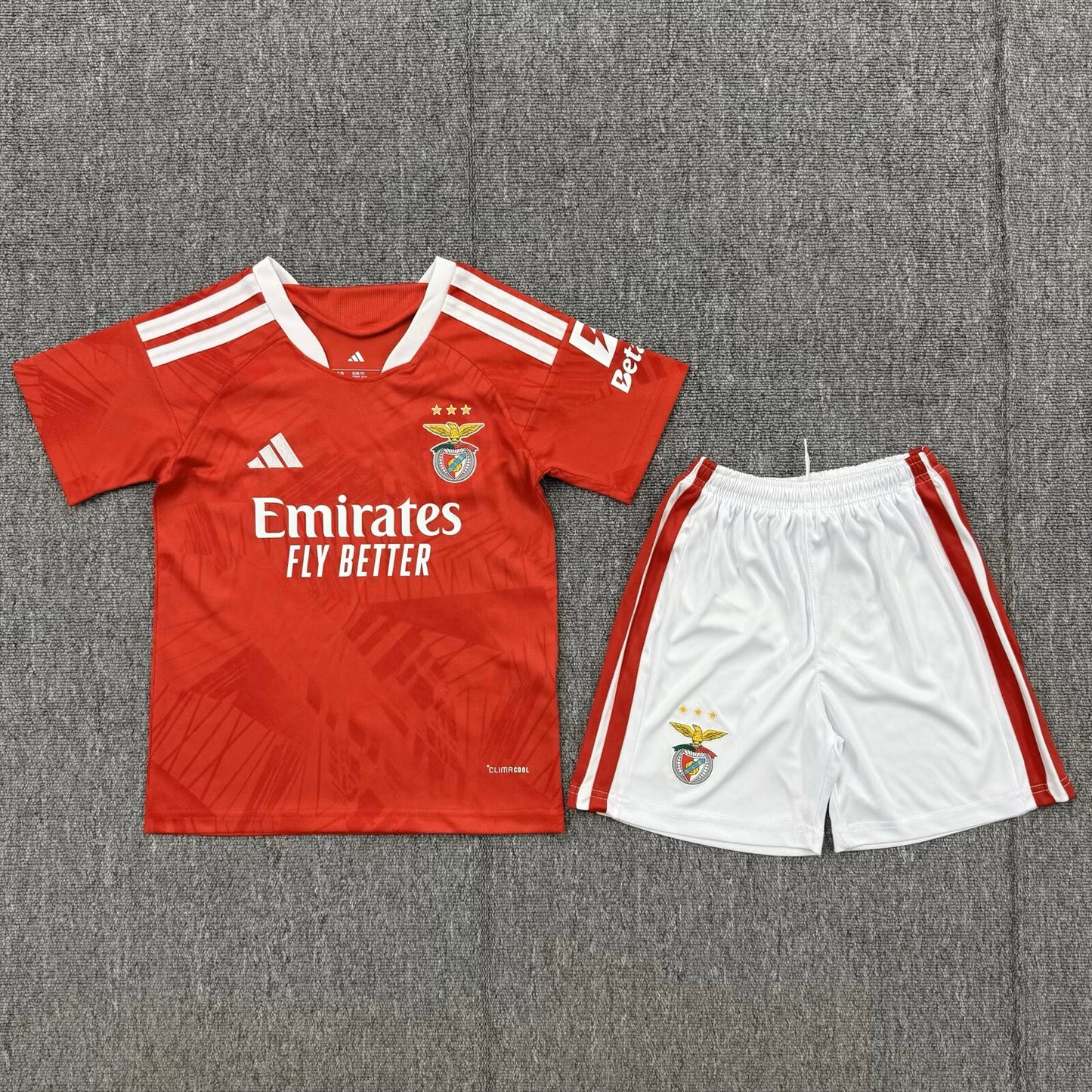 SL Benfica Equipación Local 26/27 – Kit Infantil Rojo/Blanco