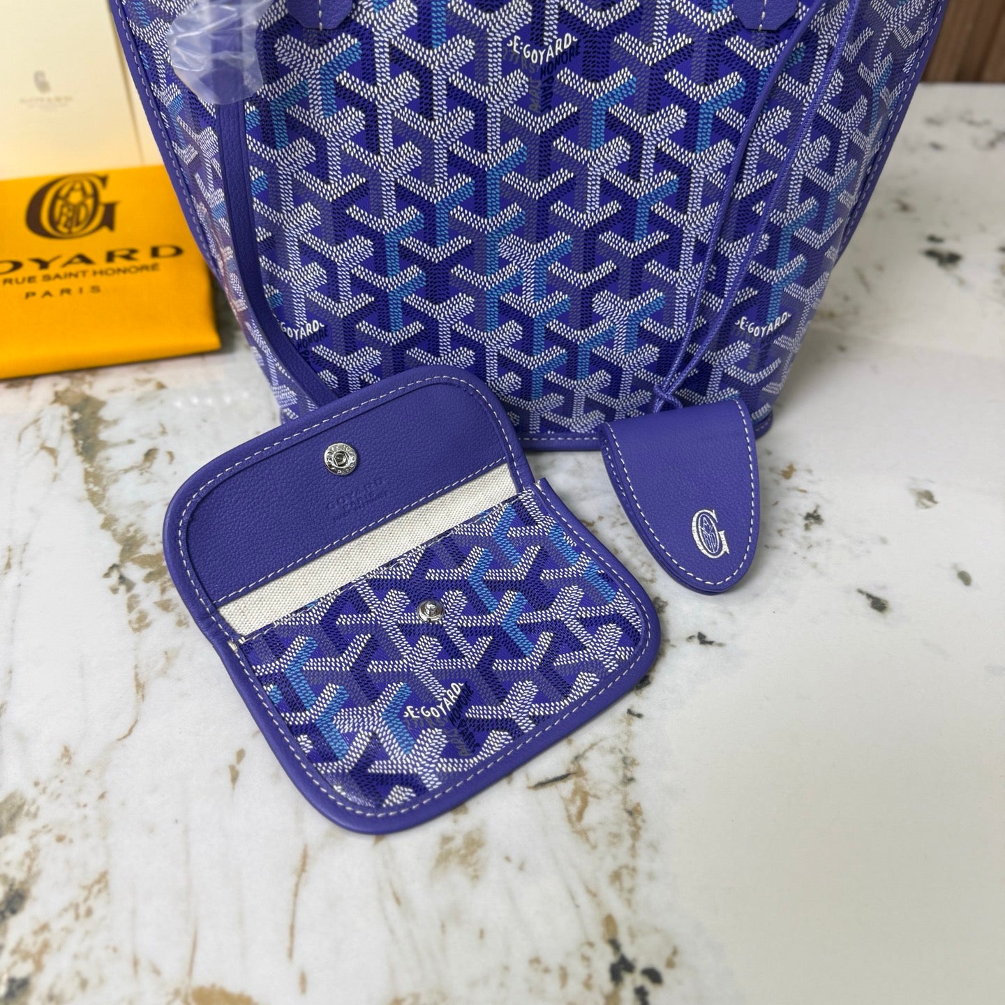 Goyard Anjou Mini – Azul Violeta