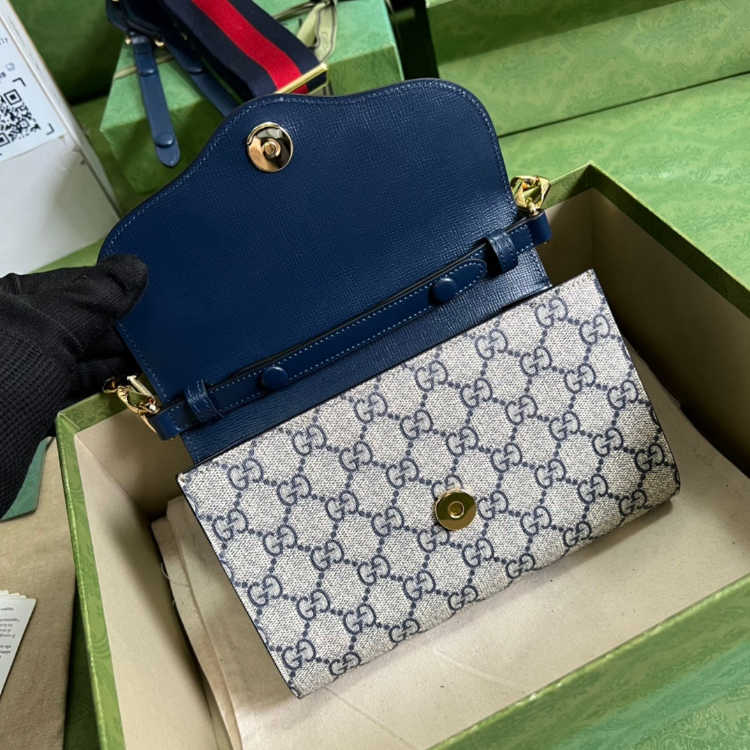Bolso de hombro pequeño Gucci Horsebit 1955