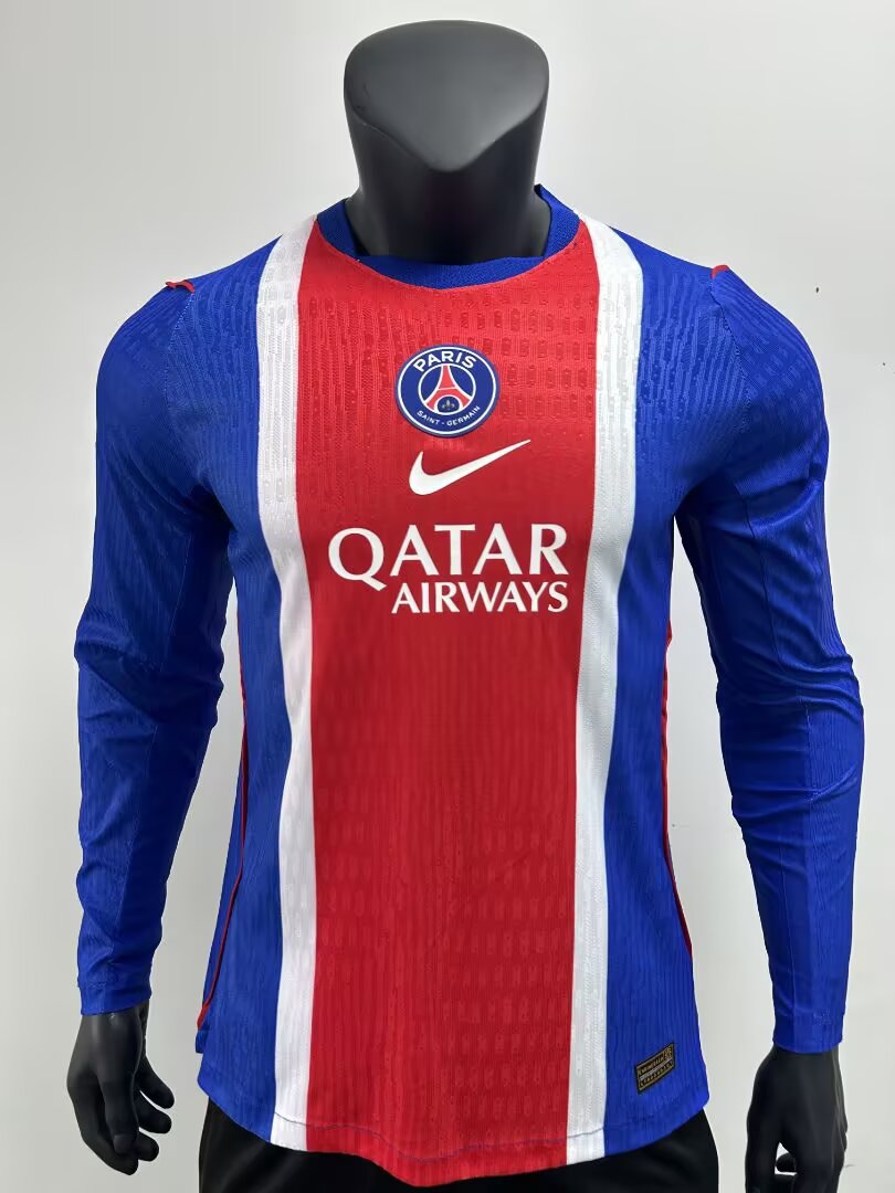 Paris Saint-Germain Home Jersey 26/27 - Versão Jogador Manga Comprida