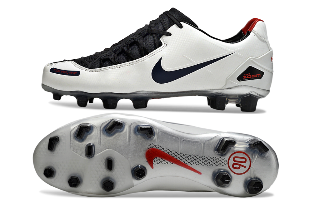 NIKE TOTAL 90 LASER I FG – WHITE / BLACK / RED