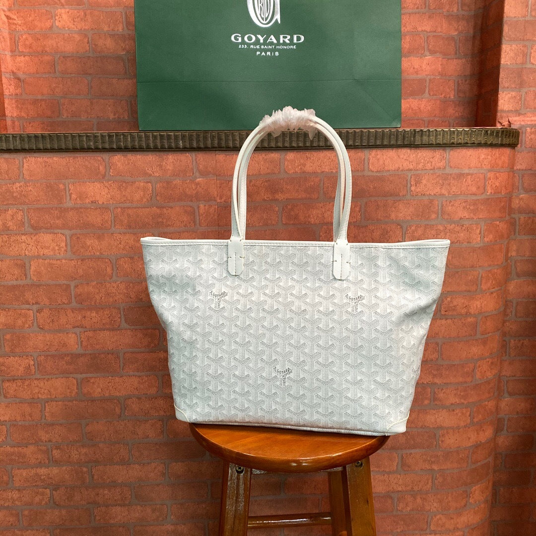 Goyard Artois MM – Blanco / Gris claro