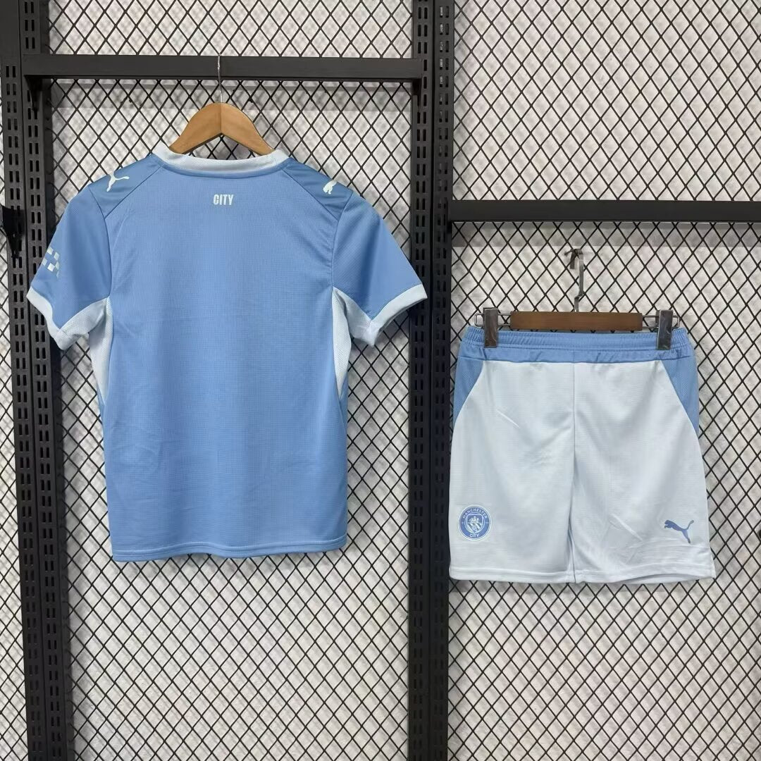 Manchester City Home Jersey 26/27 Kit infantil