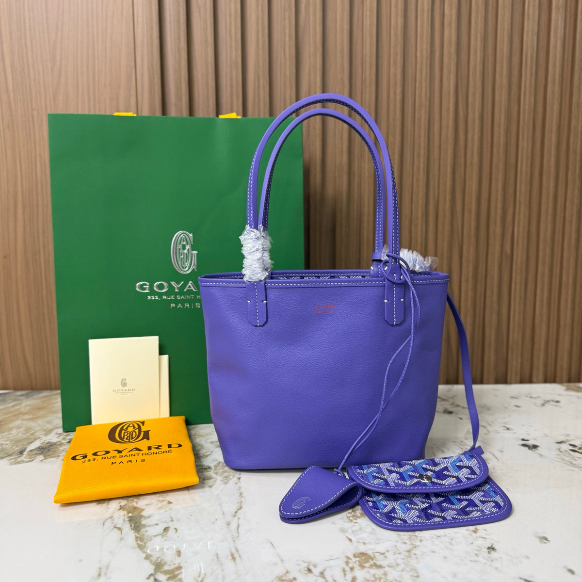 Goyard Anjou Mini – Azul Violeta