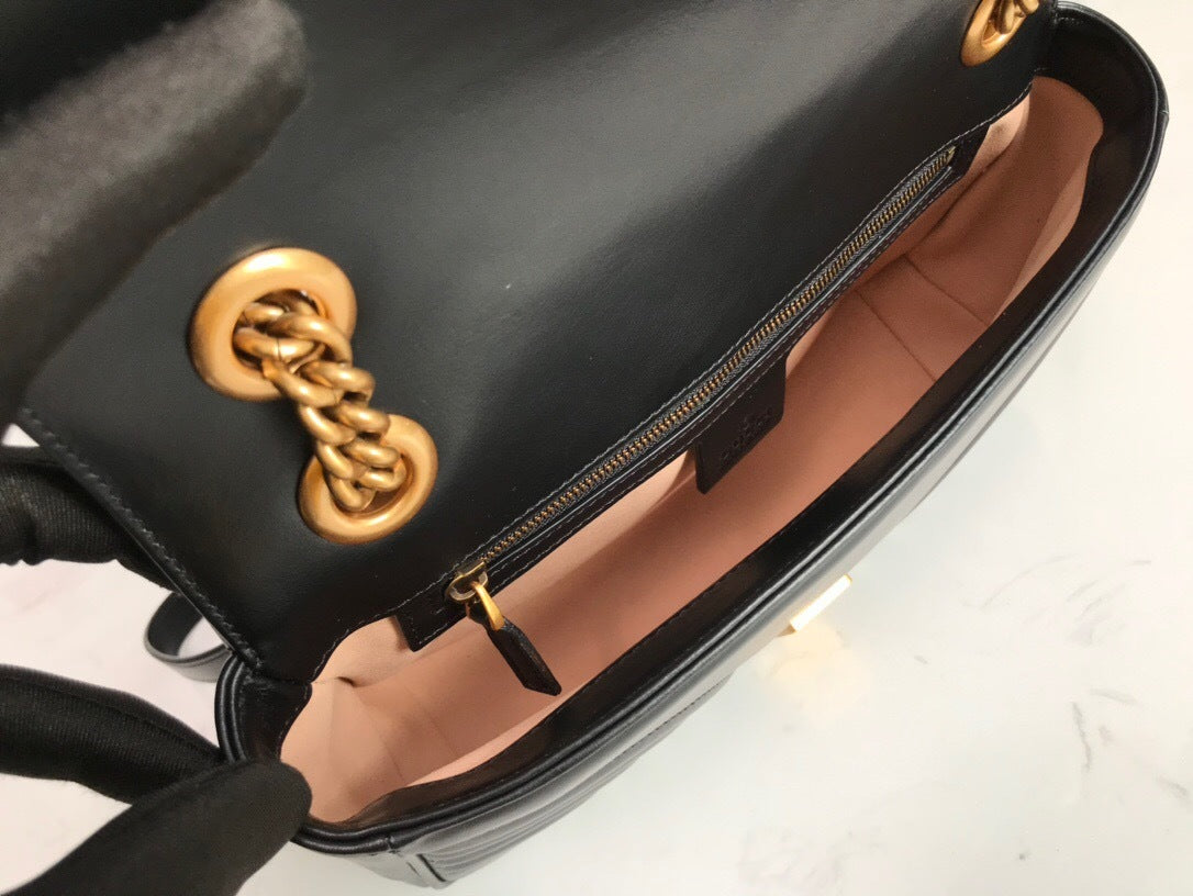Bolso de hombro pequeño Gucci GG Marmont
