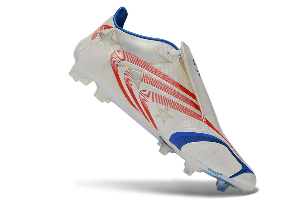 ADIDAS F50+ ELITE FG – CLOUD WHITE / SOLAR RED / LUCID BLUE