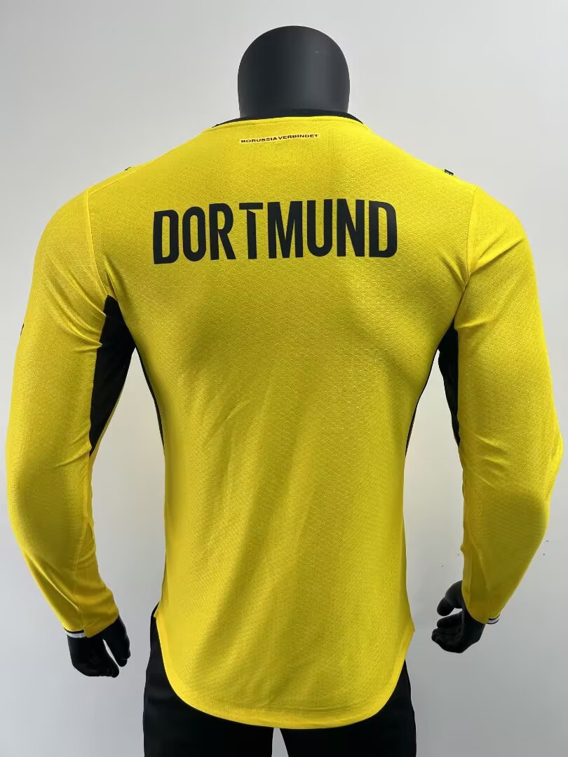Dortmund Home Jersey Manga Comprida 26/27 Versão Jogador
