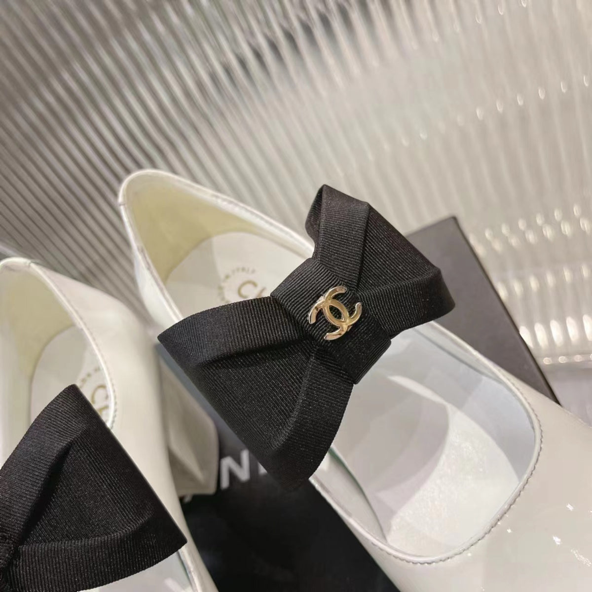 CHANEL Bow Mary Jane Pumps