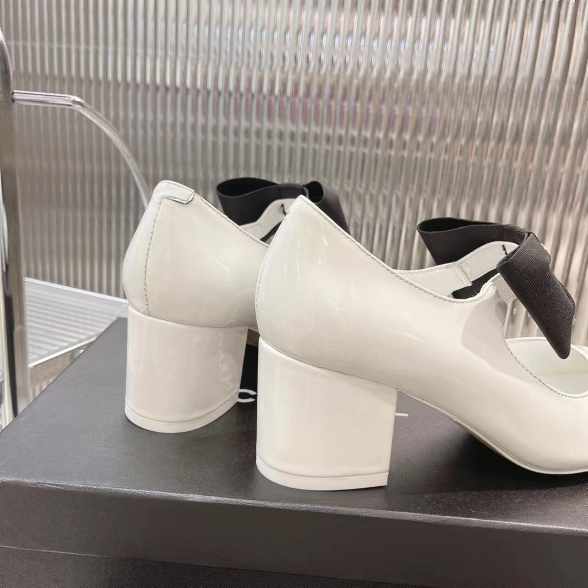CHANEL Bow Mary Jane Pumps