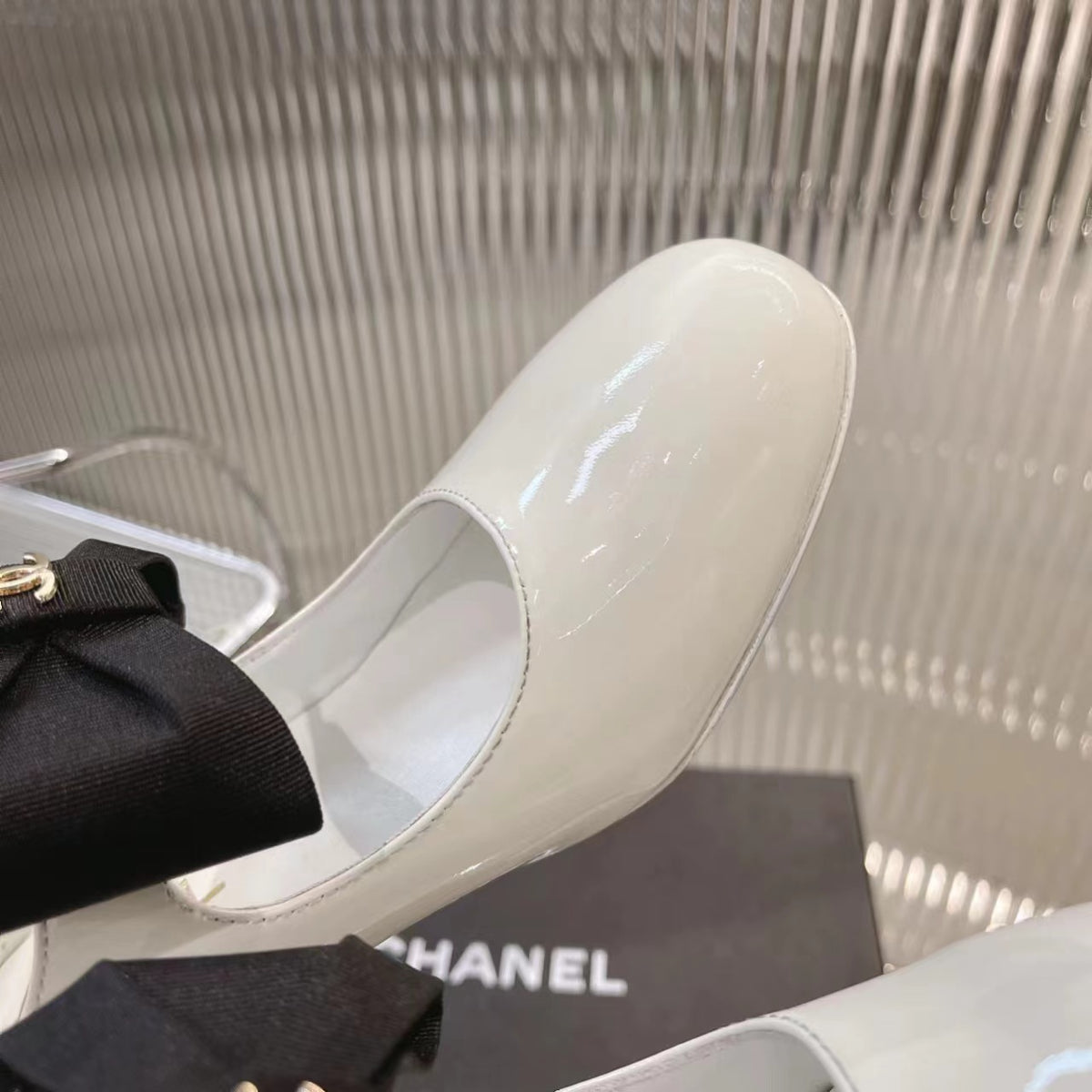 CHANEL Bow Mary Jane Pumps
