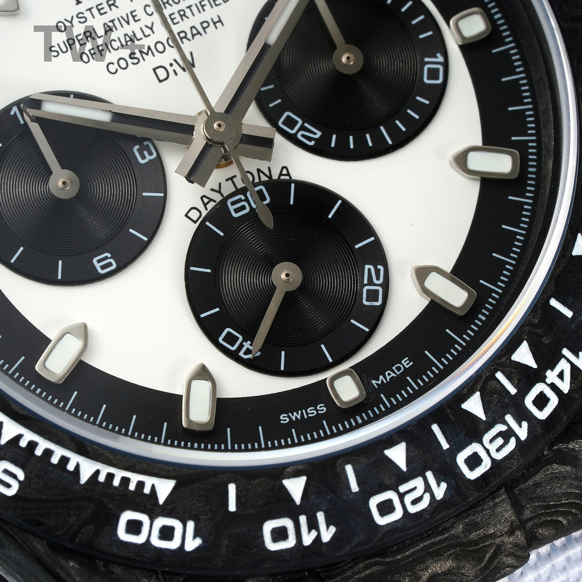 ROLEX DAYTONA DiW CREAM V2 – CARBON / WHITE