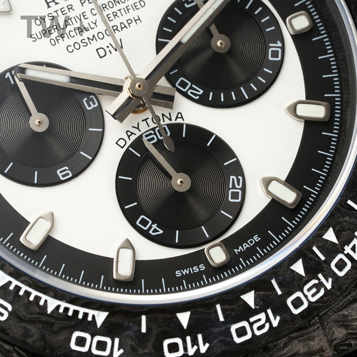 ROLEX DAYTONA DiW CARBON PANDA – BLACK & WHITE