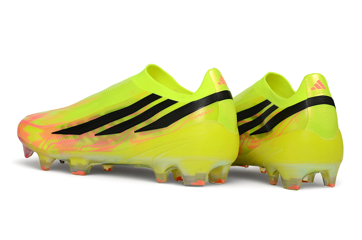 Adidas F50+ Laceless FG – Lucid Lemon/Core Black/Solar Red