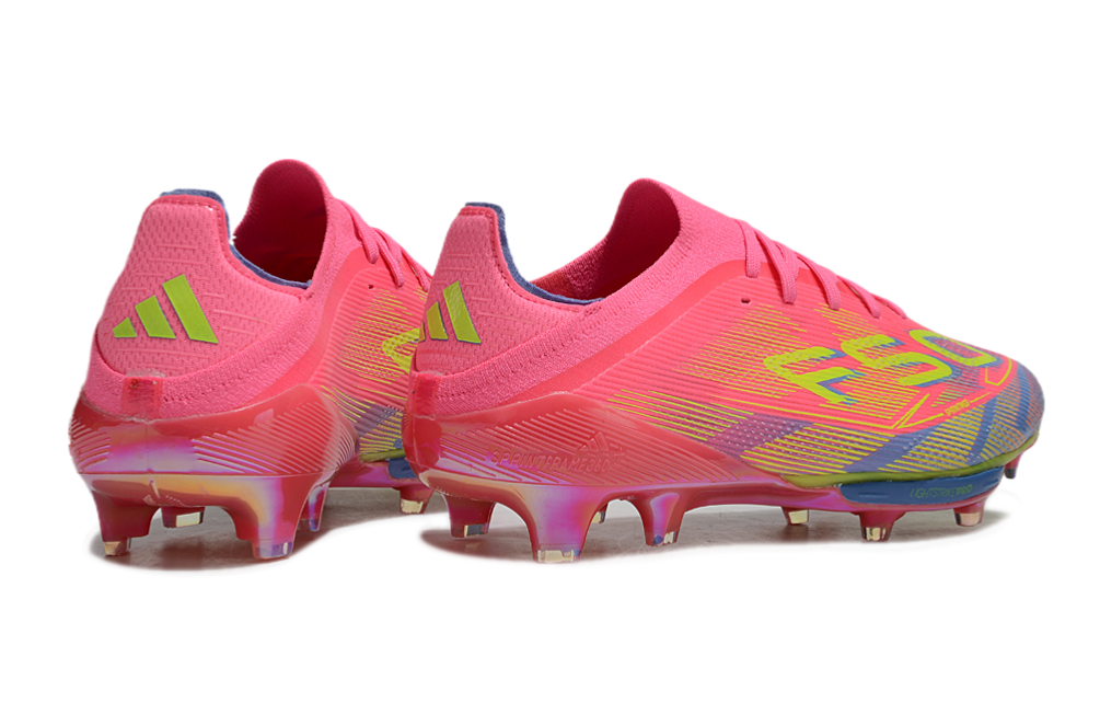 adidas F50 Elite FG — Lucid Pink / Lucid Lemon / Blue Fusion