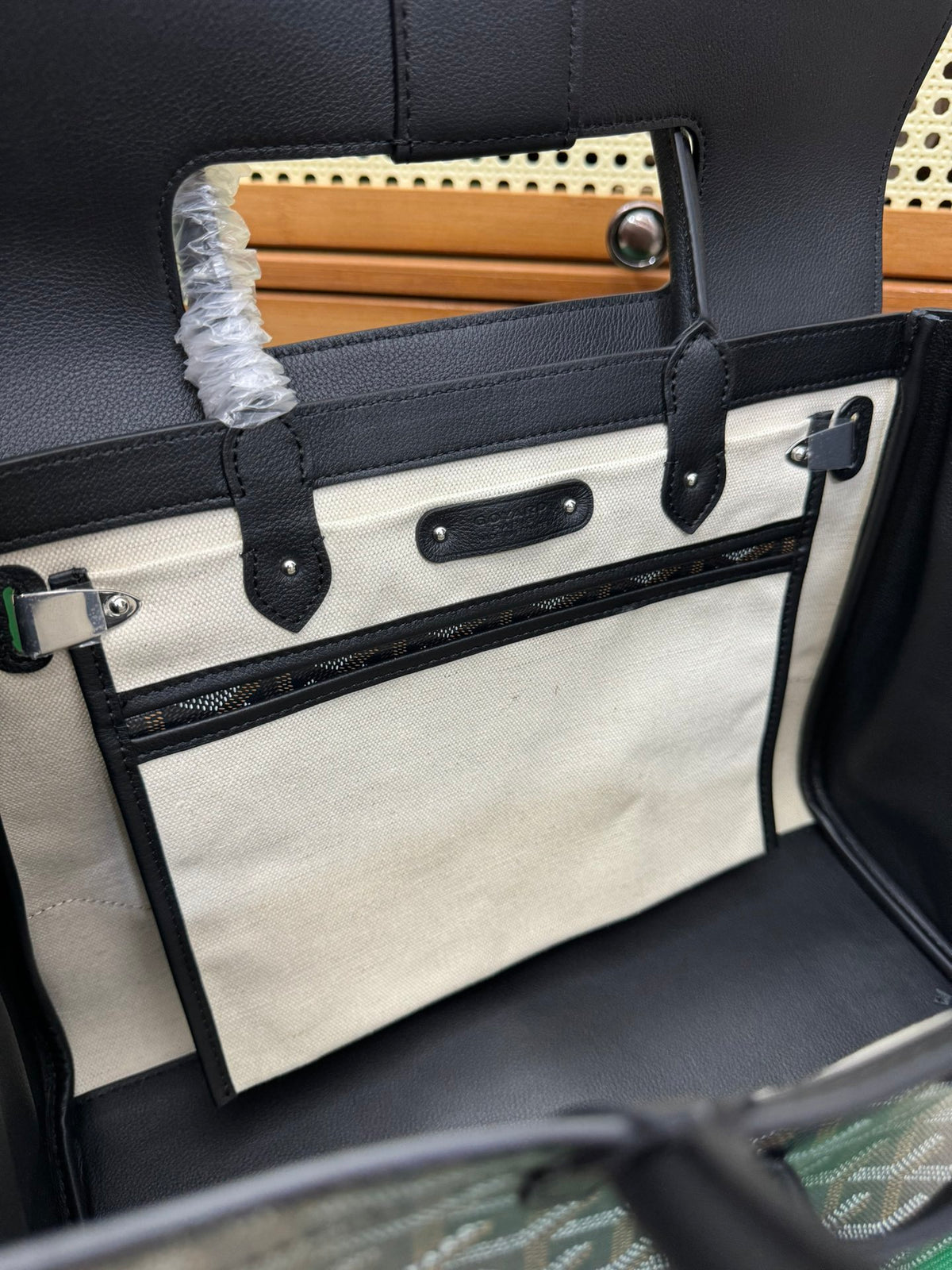 Goyard Saïgon Estructurado – Negro y Gris