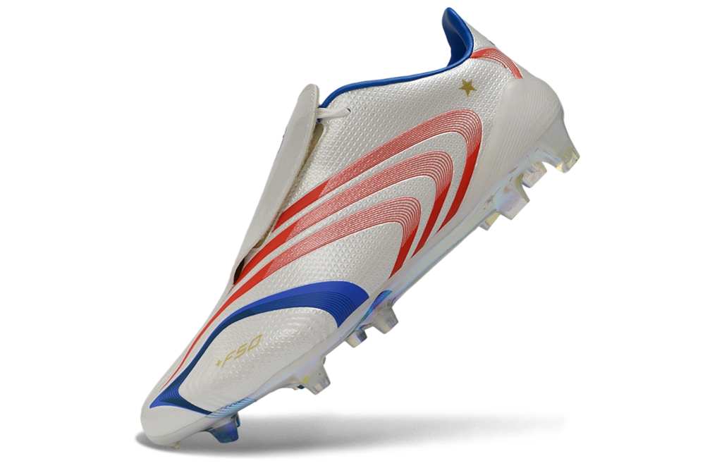 ADIDAS F50+ ELITE FG – CLOUD WHITE / SOLAR RED / LUCID BLUE