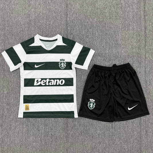 Sporting CP – Kit Infantil Equipamento Principal 2026/27 – 120 Anos