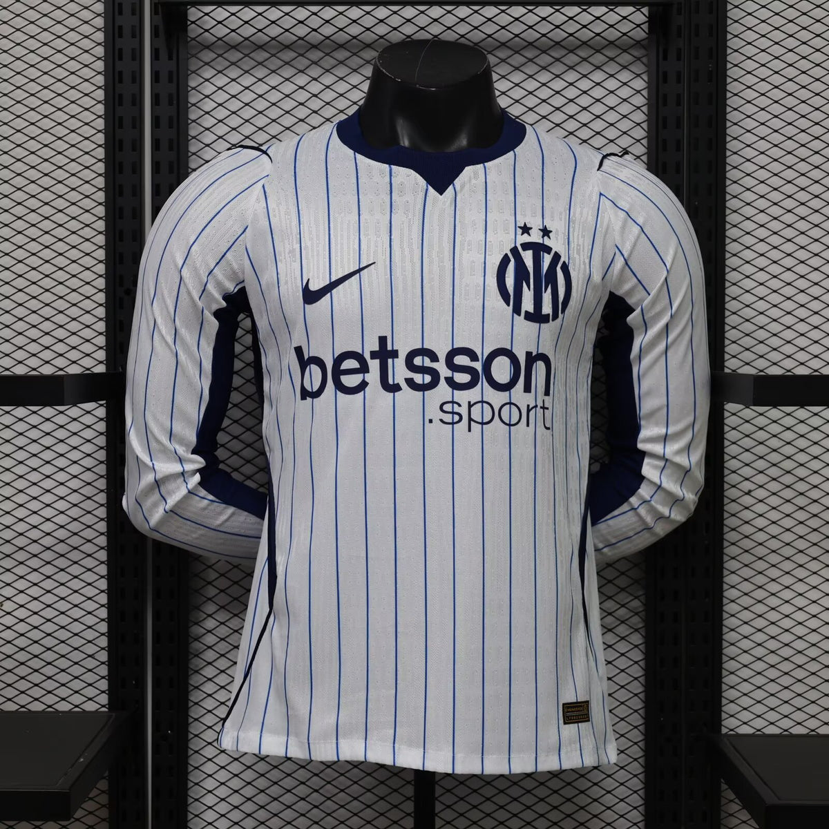 Inter Milan Away Jersey 26/27 - Versão Jogador Manga Comprida