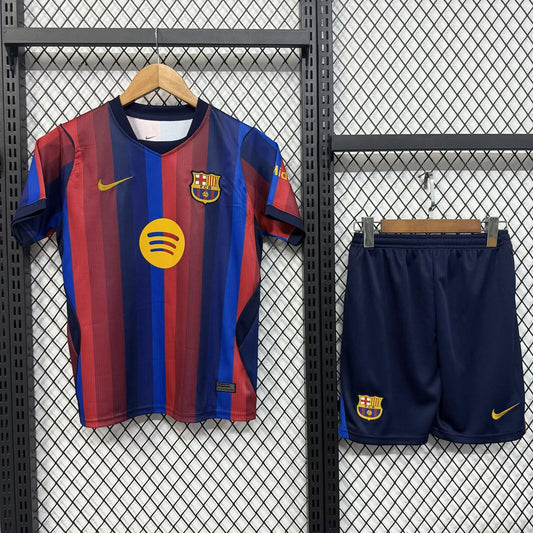 FC Barcelona 2026/27 – Home Jersey Kit Infantil