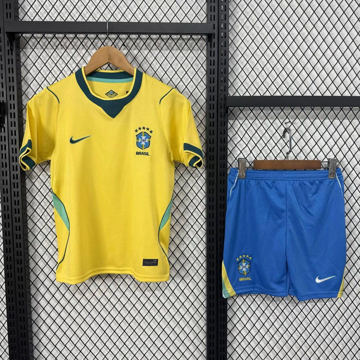 Brasil Home Jersey 2026 - Kit Infantil