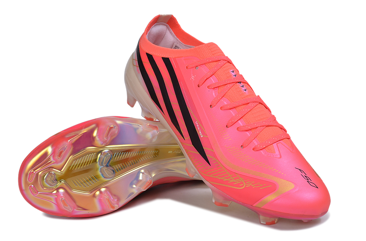 Adidas F50 Elite FG – Coral/Pink/Core Black/Gold