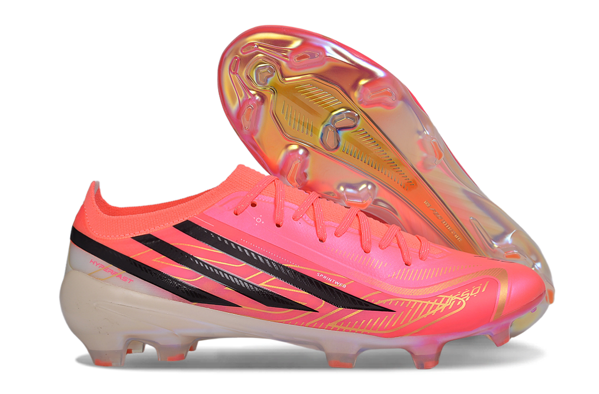 Adidas F50 Elite FG – Coral/Pink/Core Black/Gold