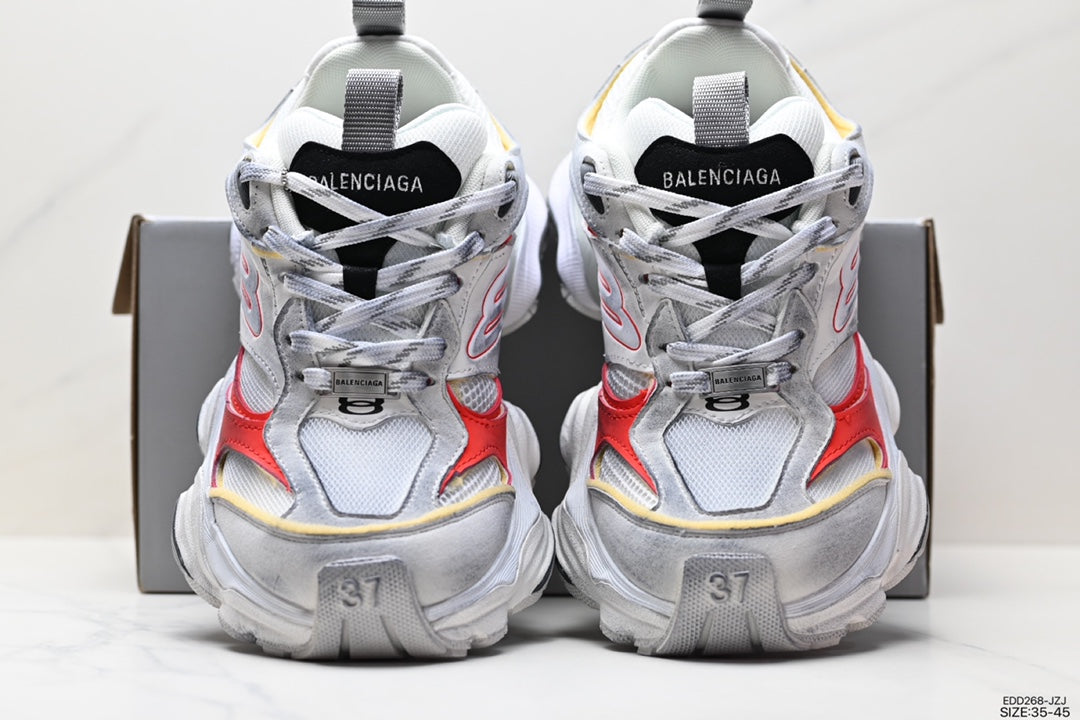 BALENCIAGA 3XL – WHITE / GREY / RED