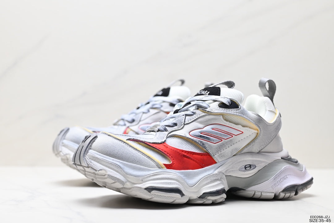 BALENCIAGA 3XL – WHITE / GREY / RED