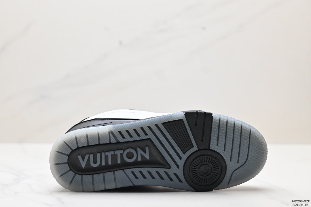 LOUIS VUITTON LV TRAINER–STYLE – WHITE / BLACK / MULTICOLOR