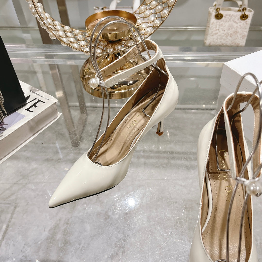 Dior Pearl Ankle-Strap Pump