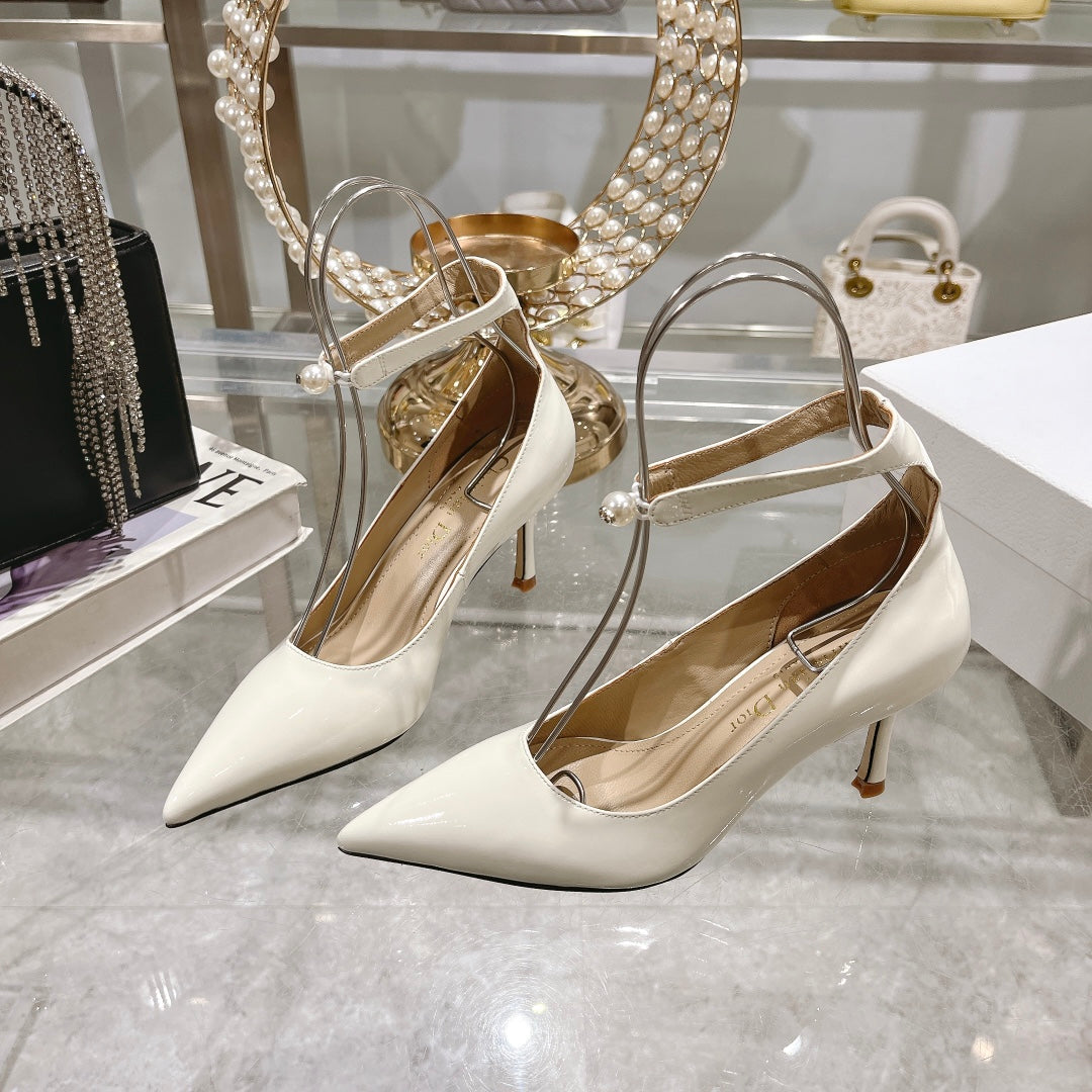 Dior Pearl Ankle-Strap Pump