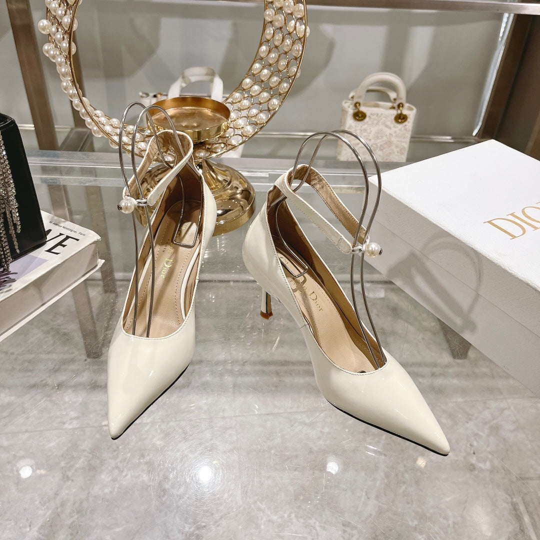 Dior Pearl Ankle-Strap Pump