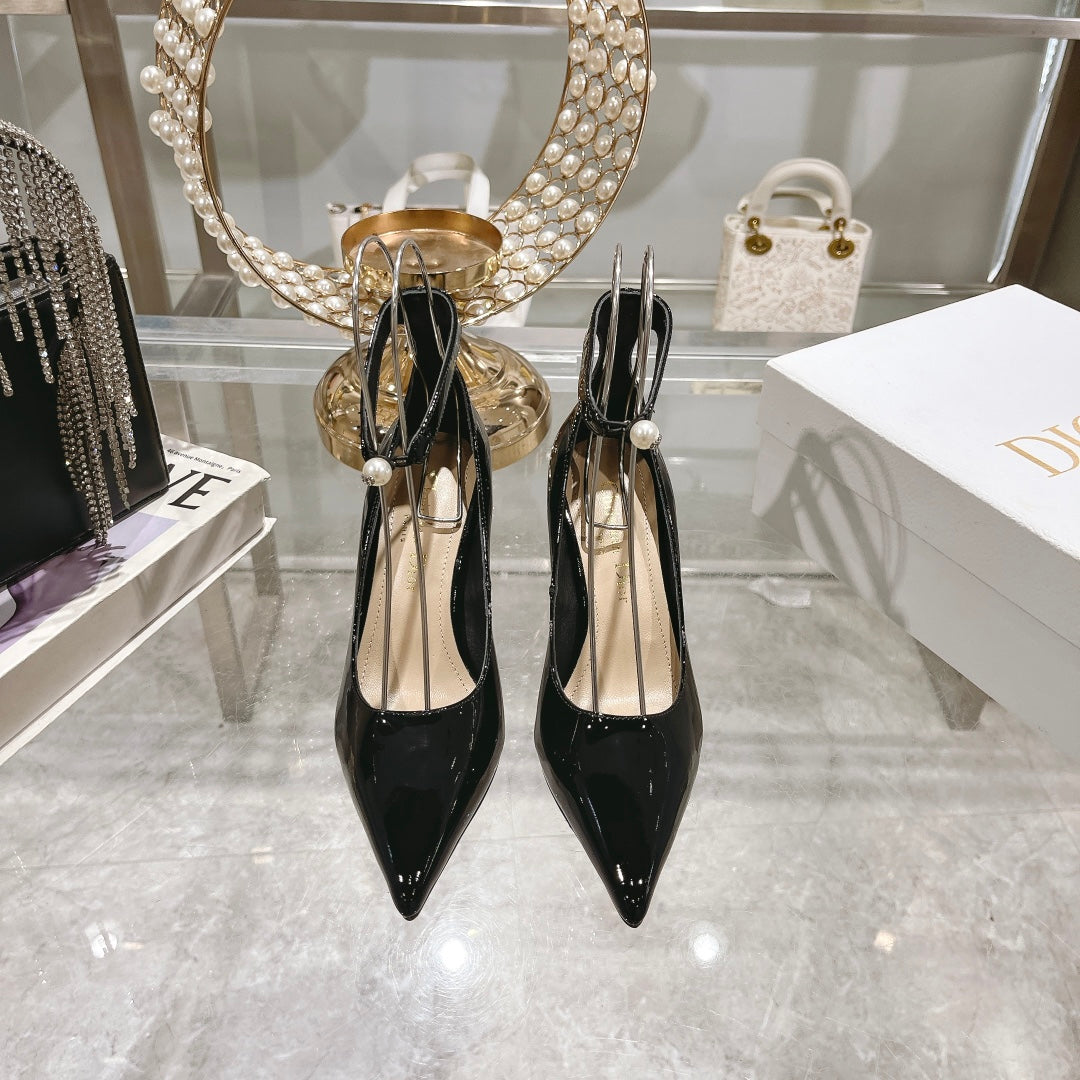 Dior Pearl Ankle-Strap Pump
