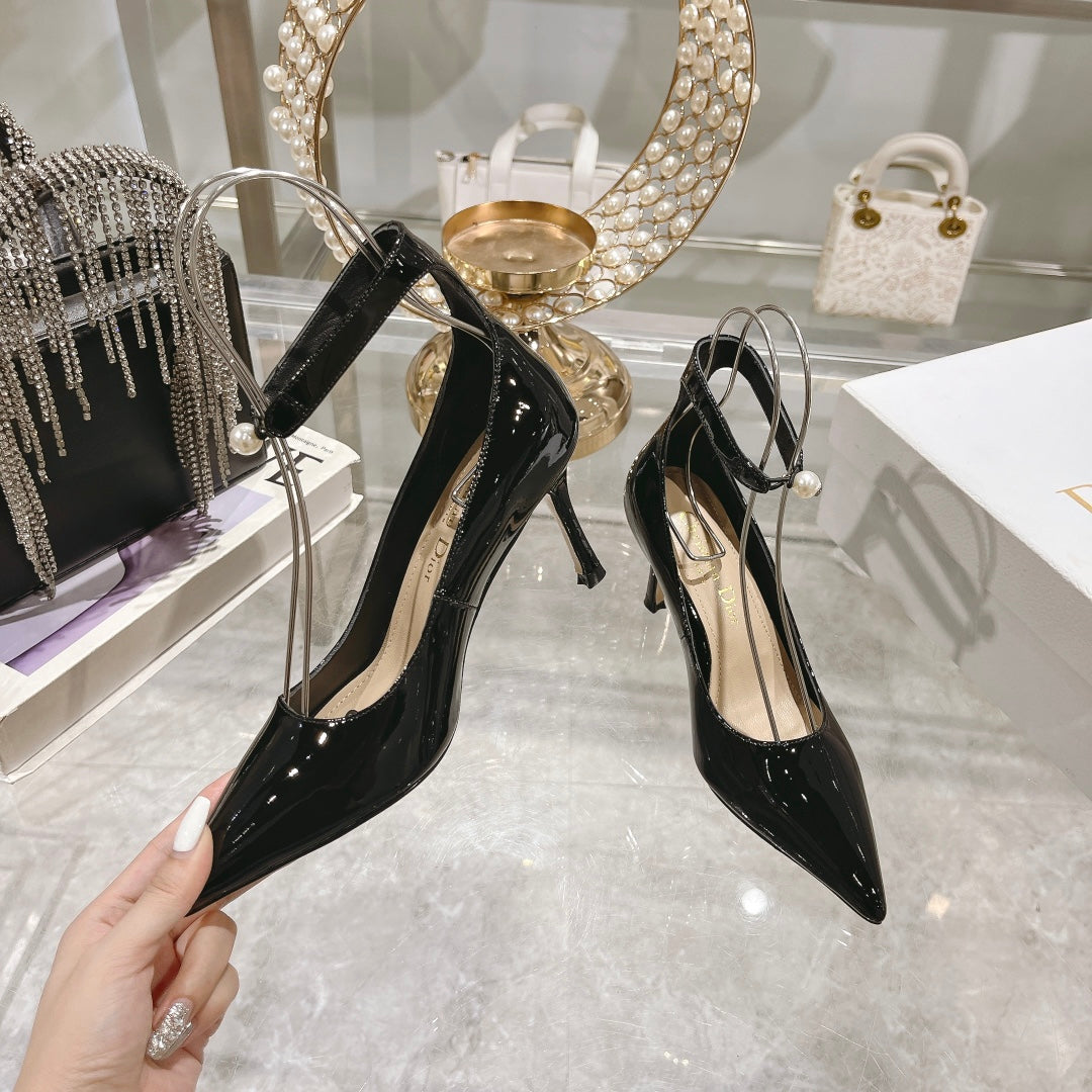 Dior Pearl Ankle-Strap Pump
