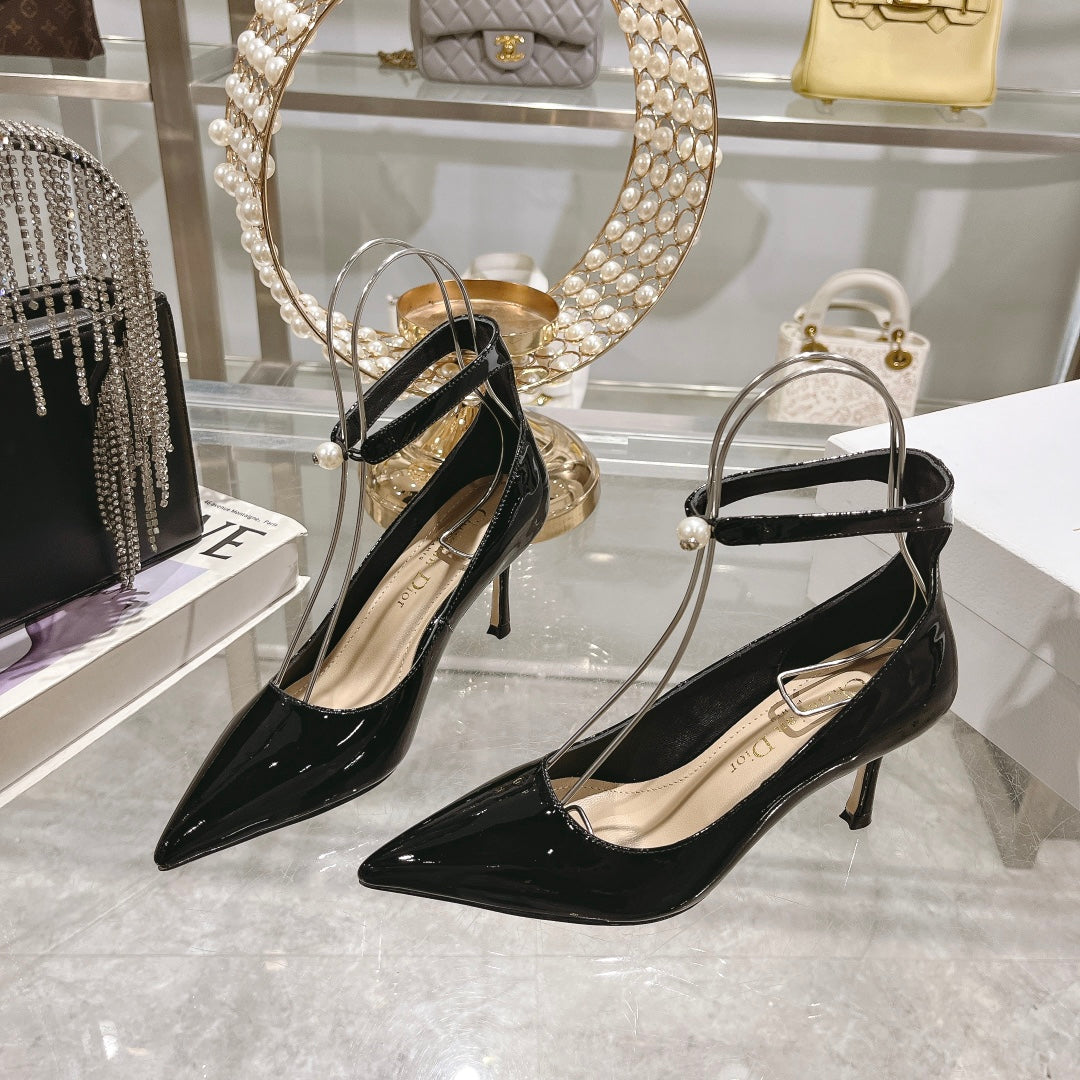 Dior Pearl Ankle-Strap Pump