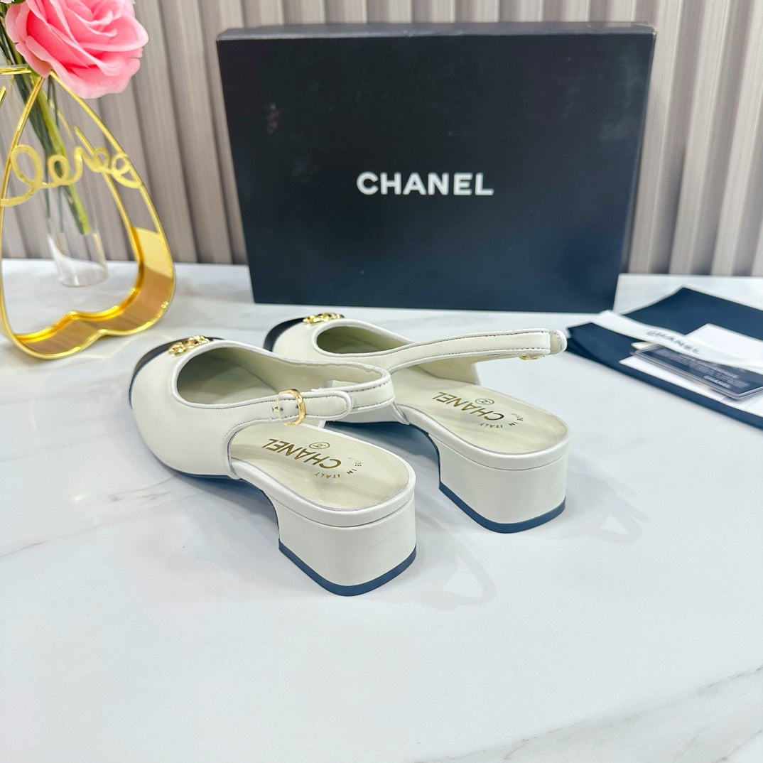 Chanel Two-Tone Slingback