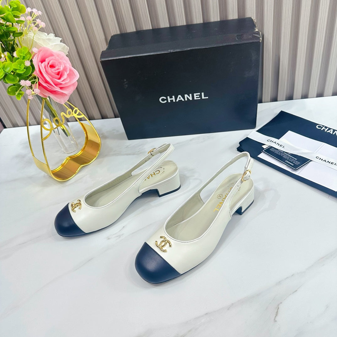 Chanel Two-Tone Slingback