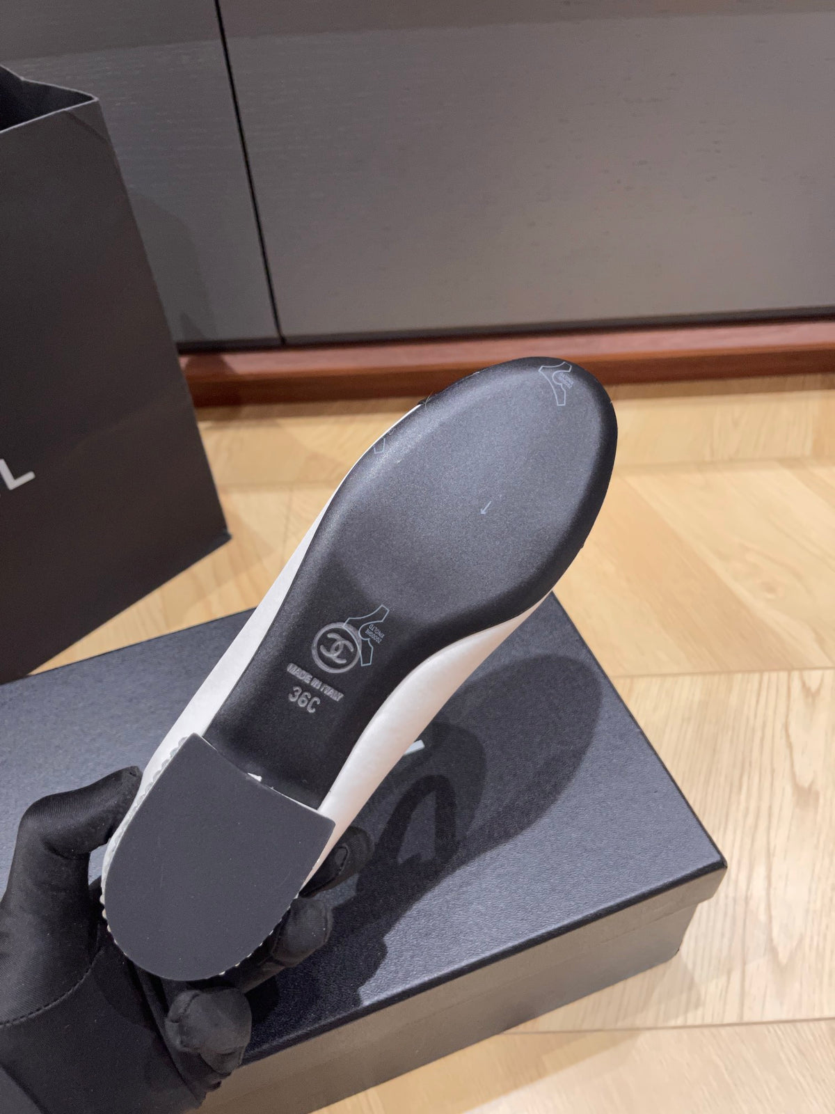 Chanel Two-Tone Mary Jane