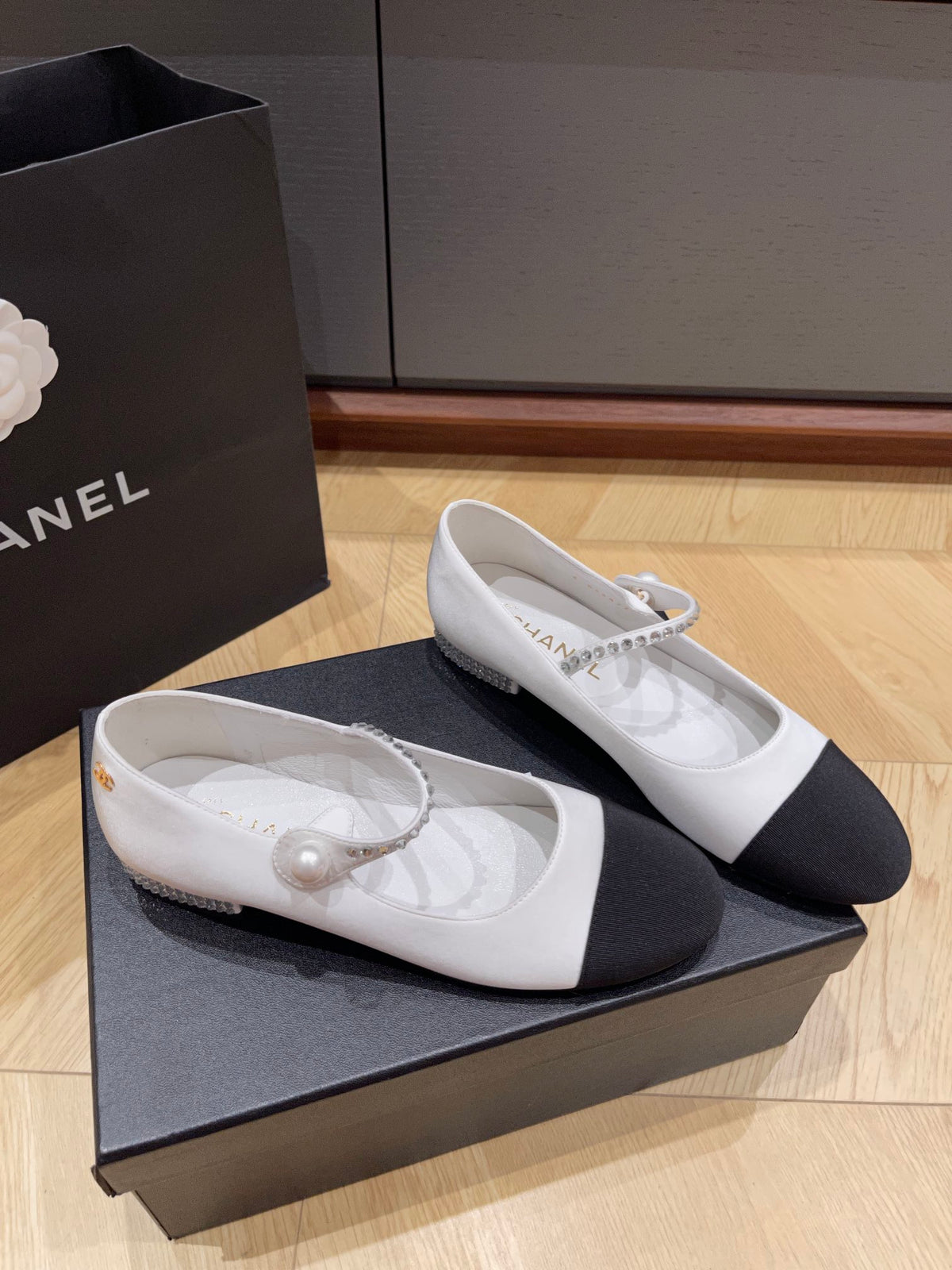 Chanel Two-Tone Mary Jane