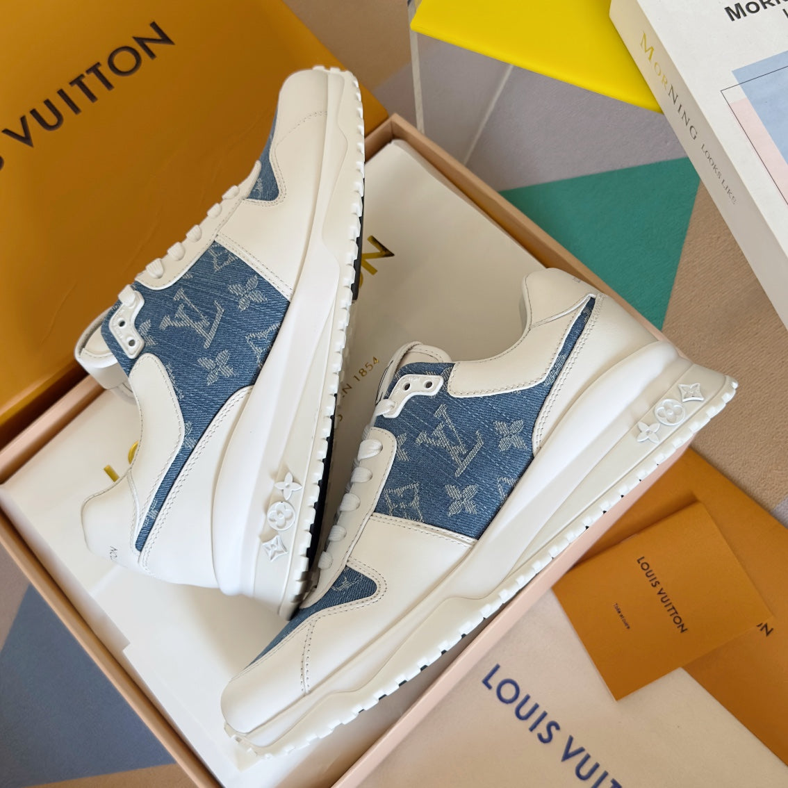 LOUIS VUITTON RUN AWAY – MONOGRAM DENIM BLUE / WHITE