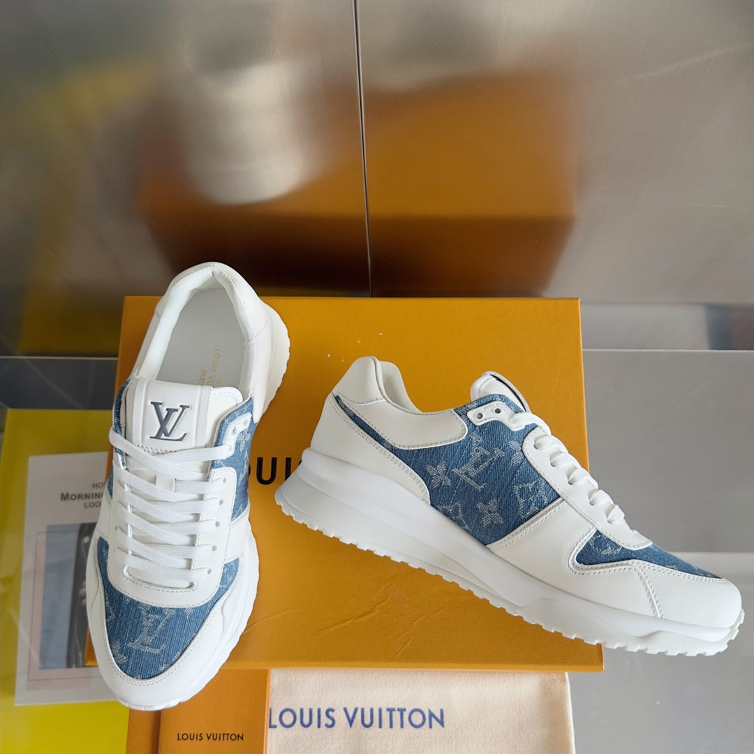 LOUIS VUITTON RUN AWAY – MONOGRAM DENIM BLUE / WHITE