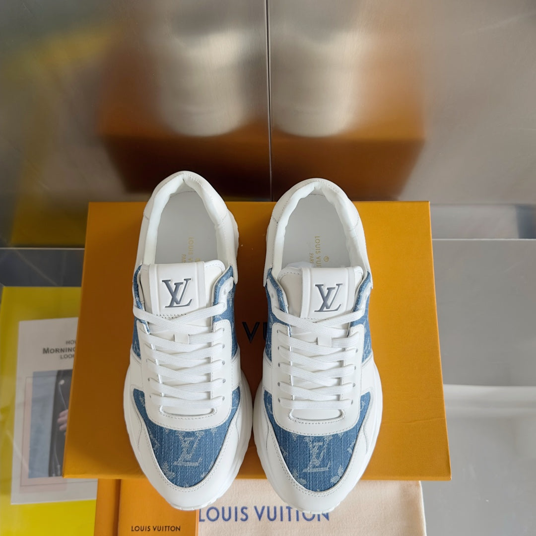 LOUIS VUITTON RUN AWAY – MONOGRAM DENIM BLUE / WHITE